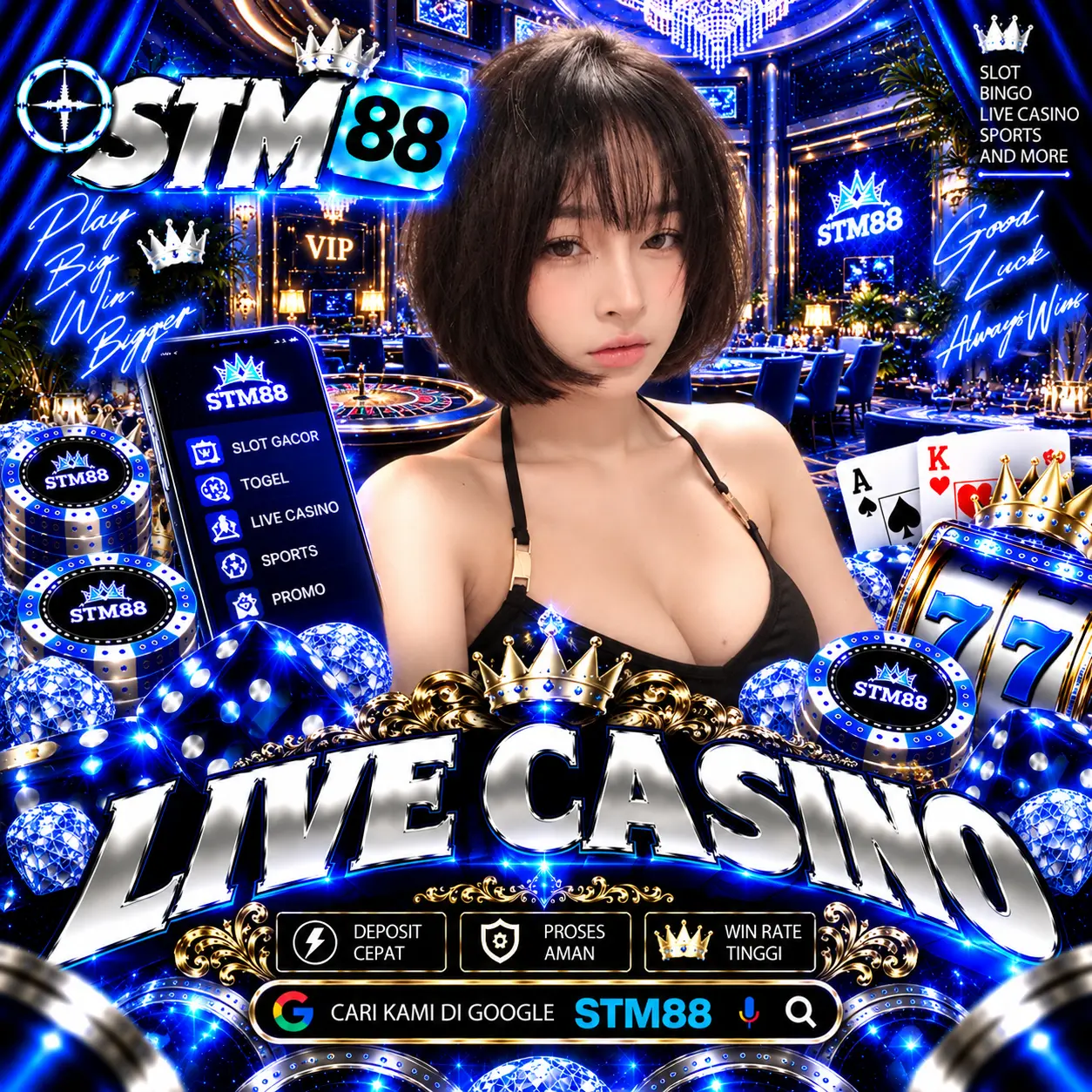 STM88 🏆 Link Situs Judi Online Terbaik Daftar Bandar Live Casino Resmi di Indonesia